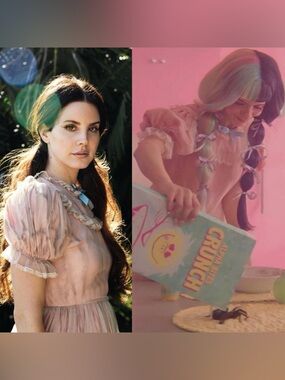 NWOT Melanie Martinez K12 Lana Del Rey Inspired Pink Kawaii Ruffle Bow Dress